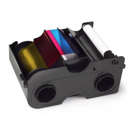 Полноцветная лента YMCKO на 250 отпечатков с черной панелью Fargo 045000