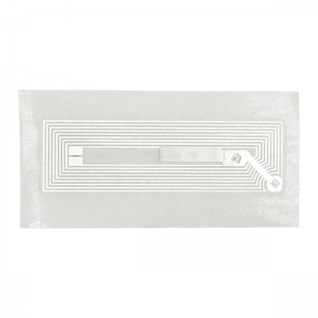 RFID метка Fudan 1K (wet inlay - прозрачная, клейкая основа, 18x55 мм)