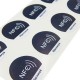 Комплект NFC меток NTAG213 / NTAG216 "Отсканируй" 25 мм (10 шт.) фото 5